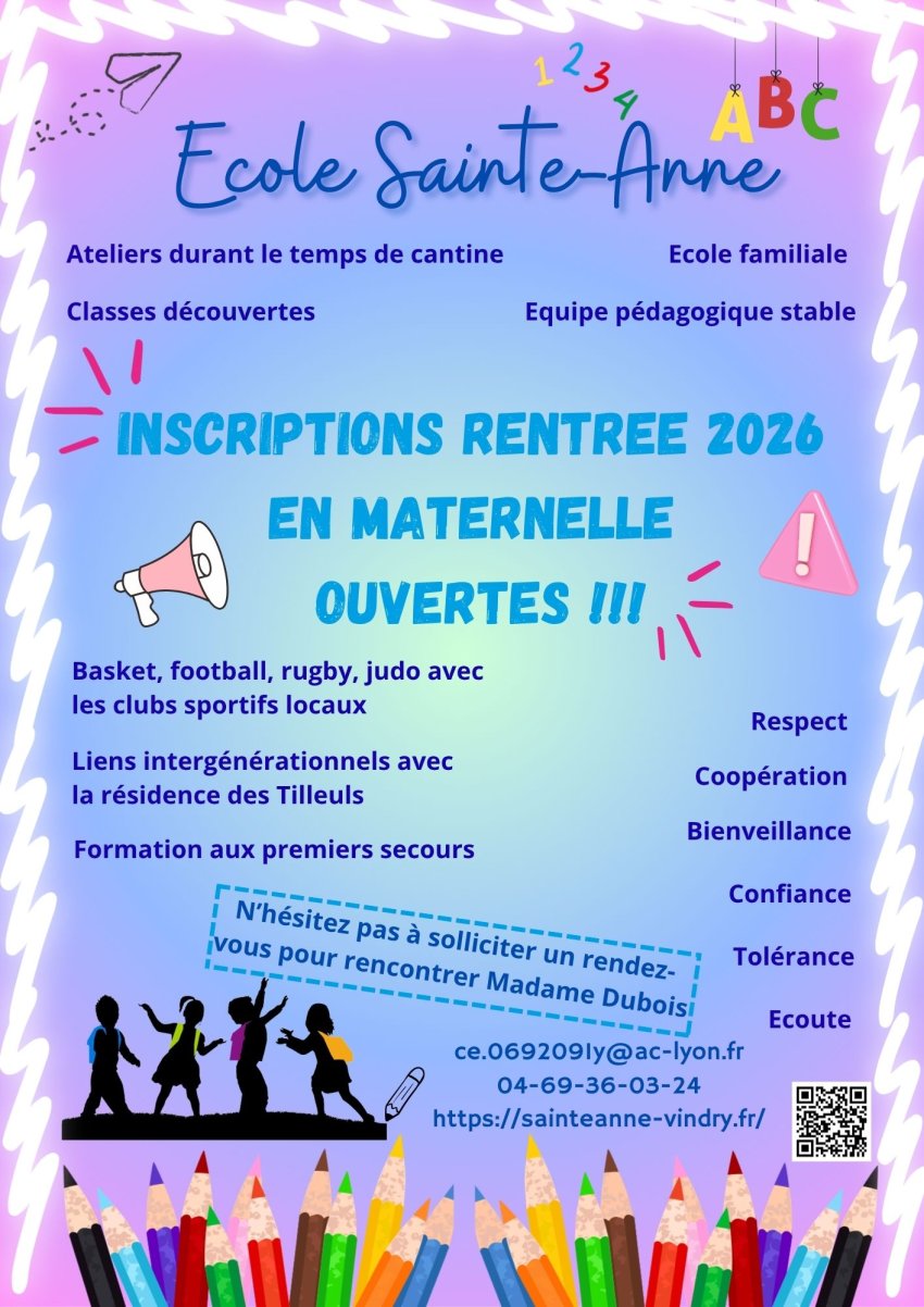 affiche inscriptions